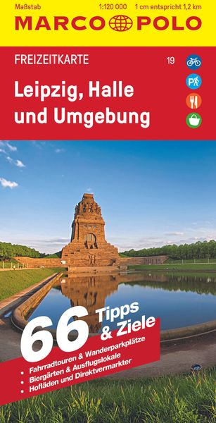 Produktbild: MARCO POLO Freizeitkarte 19 Leipzig, Halle und Umgebung 1:120.000