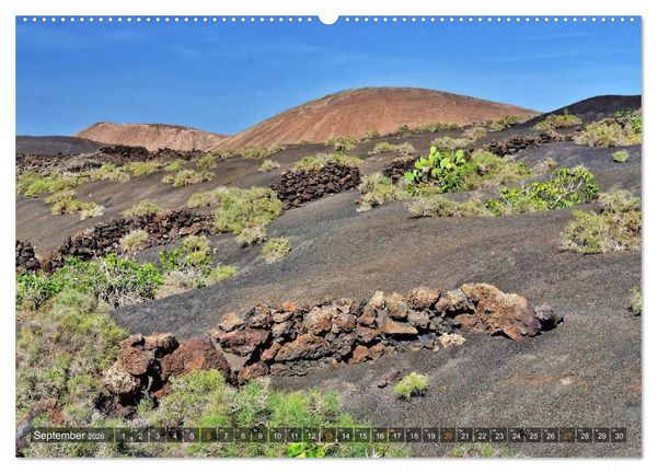 Produktbild: Lanzarote. Wunderwelt der Feuerberge (Wandkalender 2026 DIN A2 quer), CALVENDO Monatskalender
