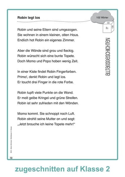 Produktbild: W&uuml;rfellesen &ndash; 2. Klasse