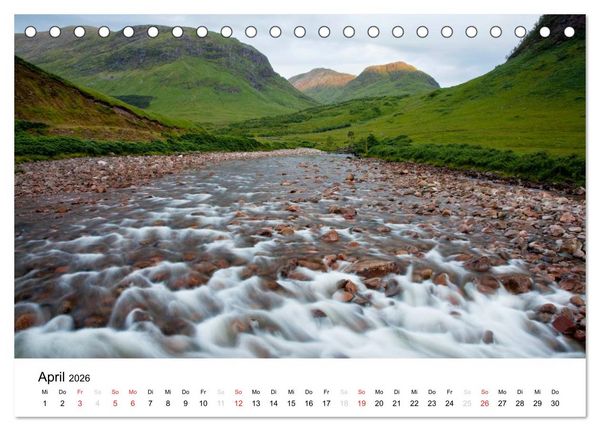 Produktbild: Schottland 2026 - Wildes Land im Norden (Tischkalender 2026 DIN A5 quer), CALVENDO Monatskalender