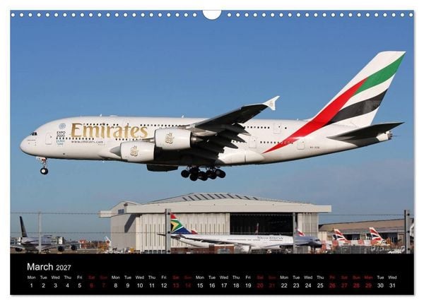 Produktbild: A380 SuperJumbo (Wall Calendar 2027 DIN A3 landscape), CALVENDO 12 Month Wall Calendar