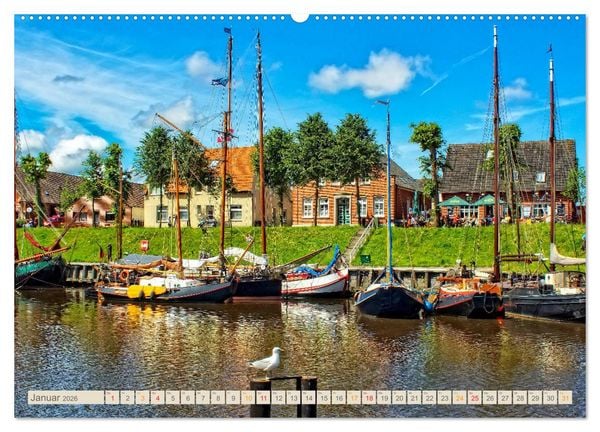 Produktbild: Reise an die Nordsee - Carolinensiel (Wandkalender 2026 DIN A2 quer), CALVENDO Monatskalender
