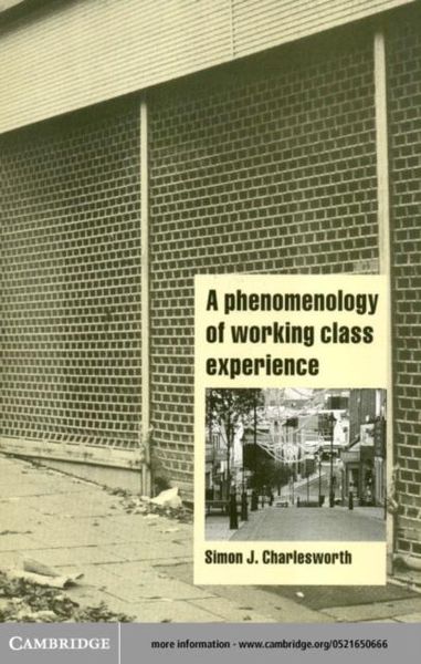 Produktbild: Phenomenology of Working-Class Experience