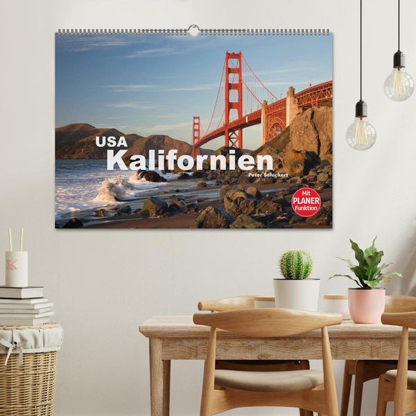 Produktbild: Kalifornien USA (Wandkalender 2026 DIN A2 quer), CALVENDO Monatskalender