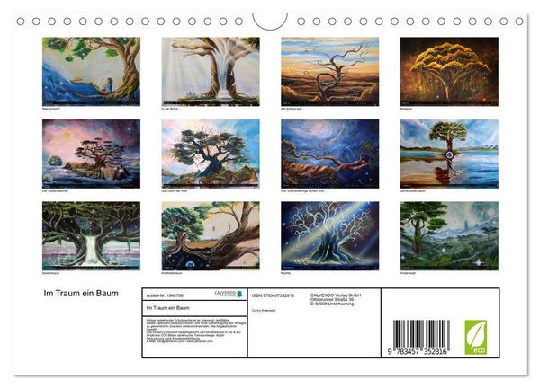 Produktbild: Im Traum ein Baum (Wandkalender 2026 DIN A4 quer), CALVENDO Monatskalender