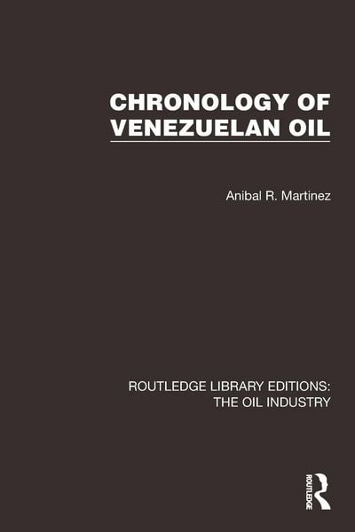 Produktbild: Chronology of Venezuelan Oil