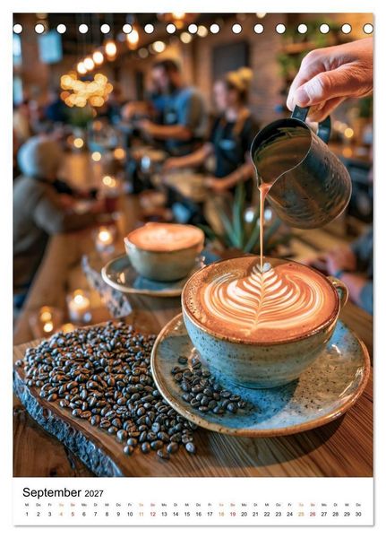 Produktbild: Kaffee - W&auml;rme f&uuml;r die Seele (Tischkalender 2027 DIN A5 hoch), CALVENDO Monatskalender