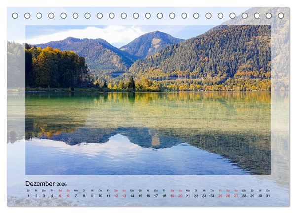 Produktbild: Walchensee (Tischkalender 2026 DIN A5 quer), CALVENDO Monatskalender