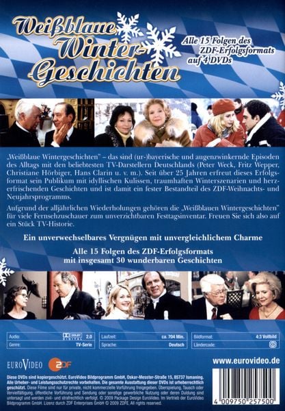 Produktbild: Wei&szlig;blaue Wintergeschichten [4 DVDs]