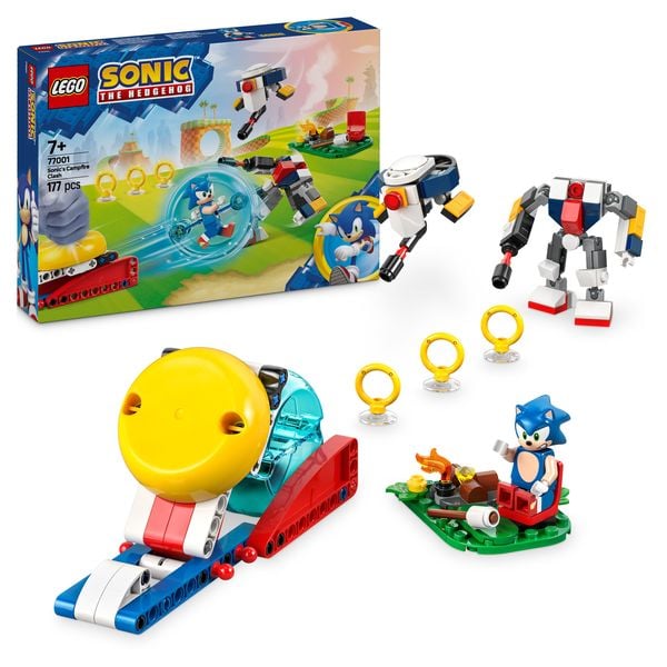 LEGO Sonic the Hedgehog Sonics Showdown am Lagerfeuer, Spielzeug 77001