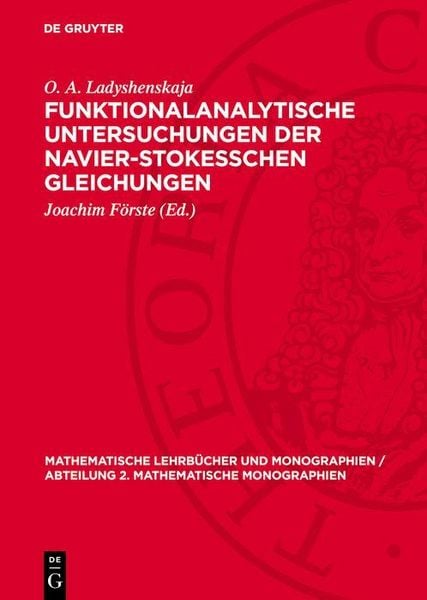 Produktbild: Funktionalanalytische Untersuchungen der Navier-Stokesschen Gleichungen
