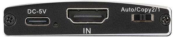 Produktbild: SpeaKa Professional SP-HDMIS-200 HDMI-Splitter mit Aluminiumgeh&auml;use, Ultra HD-f&auml;hig 3840 x 2160 Pixel Schwarz