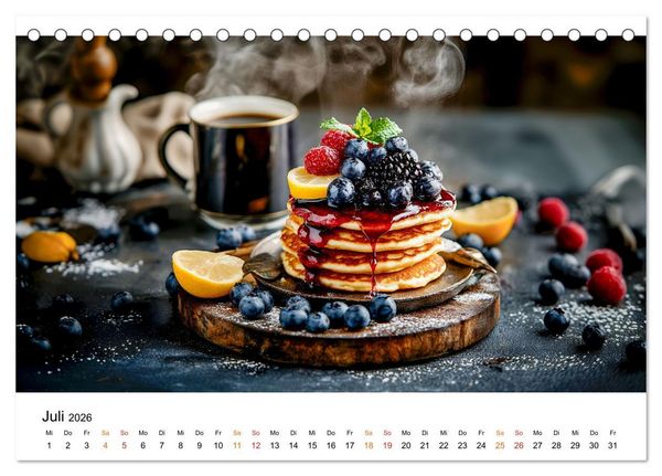 Produktbild: Fastfood - schnell, s&uuml;ndig, lecker (Tischkalender 2026 DIN A5 quer), CALVENDO Monatskalender