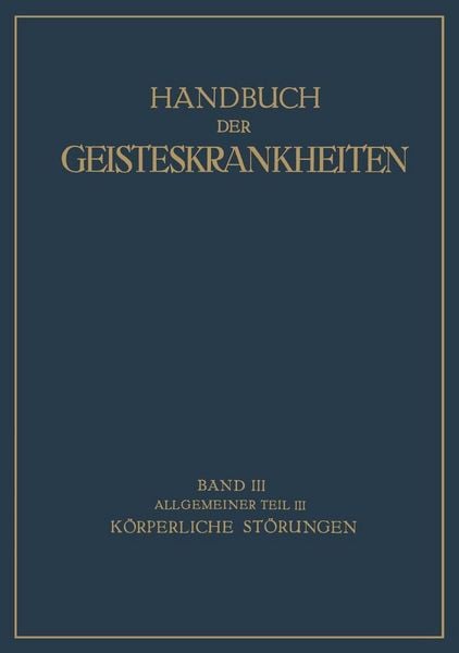 Produktbild: Handbuch der Geisteskrankheiten