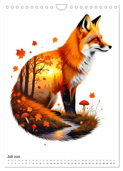 Produktbild: Im Bann der Wildnis (Wandkalender 2026 DIN A4 hoch), CALVENDO Monatskalender