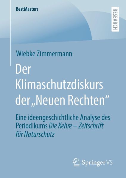 Produktbild: Der Klimaschutzdiskurs der "Neuen Rechten"