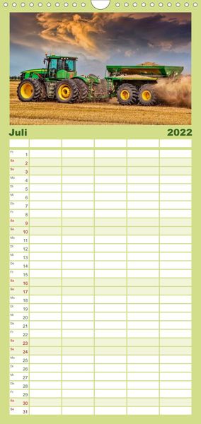 Produktbild: Familienplaner Landwirtschaft - die Zukunft ist digital (Wandkalender 2022 , 21 cm x 45 cm, hoch)