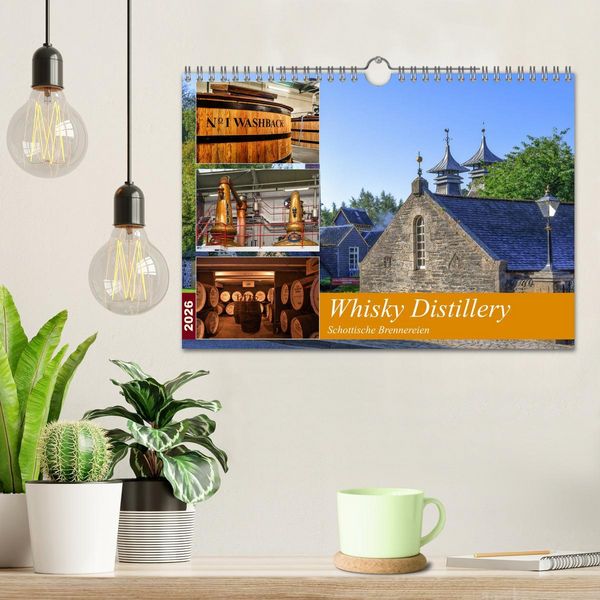 Produktbild: Whisky Distillery - Schottische Brennereien (Wandkalender 2026 DIN A4 quer), CALVENDO Monatskalender
