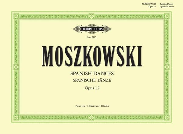 Produktbild: Spanish Dances Op. 12 for Piano Duet
