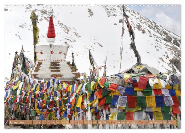 Produktbild: Tsch&ouml;rten, Architektur des Himalaya (Wandkalender 2026 DIN A2 quer), CALVENDO Monatskalender