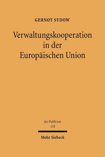 Produktbild: Verwaltungskooperation in der Europ&auml;ischen Union