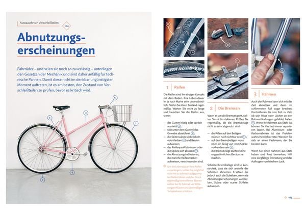 Produktbild: Das Fahrradbuch. Auswahl, Ausr&uuml;stung, Pflege, Reparatur, Wartung, Technik, Anschaffung, Ausstattung und Zubeh&ouml;r