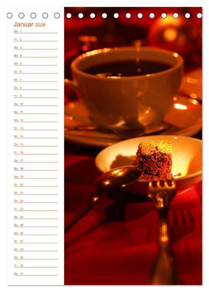 Produktbild: K&ouml;stliche Kaffeespezialit&auml;ten (Tischkalender 2026 DIN A5 hoch), CALVENDO Monatskalender