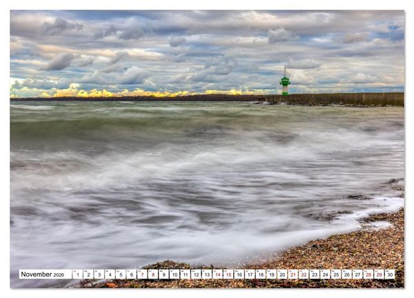 Produktbild: Travem&uuml;nde &ndash; Wo das Meer atmet (Wandkalender 2026 DIN A2 quer), CALVENDO Monatskalender
