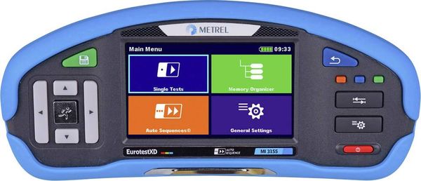 Produktbild: Metrel MI 3155 EU VDE-Pr&uuml;fger&auml;te-Set kalibriert (ISO) VDE-Norm 0100