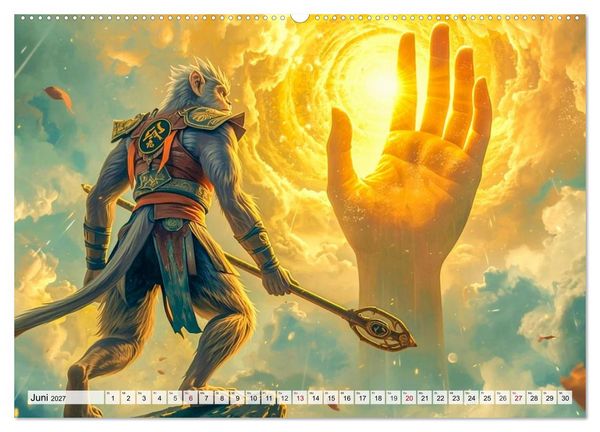 Produktbild: Sun Wukong - Die Reise des Affenk&ouml;nigs (Wandkalender 2027 DIN A2 quer), CALVENDO Monatskalender