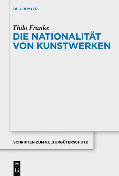 Produktbild: Die Nationalit&auml;t von Kunstwerken