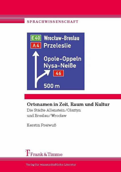 Produktbild: Ortsnamen in Zeit, Raum und Kultur