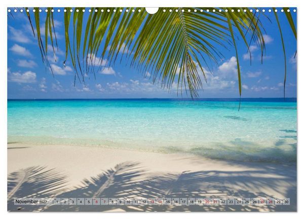 Produktbild: Malediven - Traumhaftes Paradies im Indischen Ozean (Wandkalender 2027 DIN A3 quer), CALVENDO Monatskalender