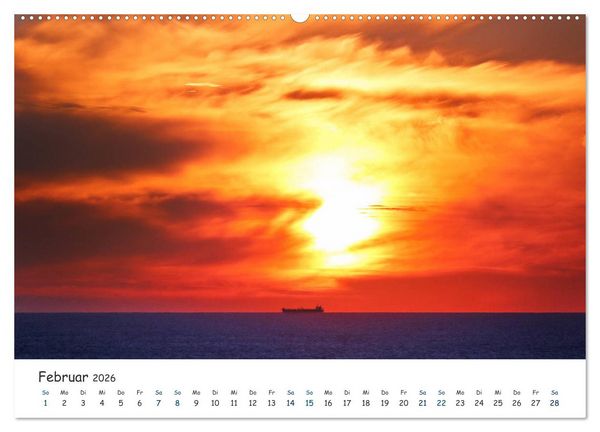 Produktbild: S&uuml;dost R&uuml;gen 2026 (hochwertiger Premium Wandkalender 2026 DIN A2 quer), Kunstdruck in Hochglanz