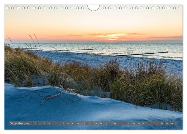 Produktbild: OSTSEEK&Uuml;STE Sehnsuchtsorte in Mecklenburg-Vorpommern (Wandkalender 2026 DIN A4 quer), CALVENDO Monatskalender