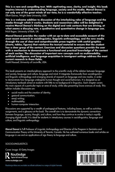 Produktbild: Language, Society, and New Media