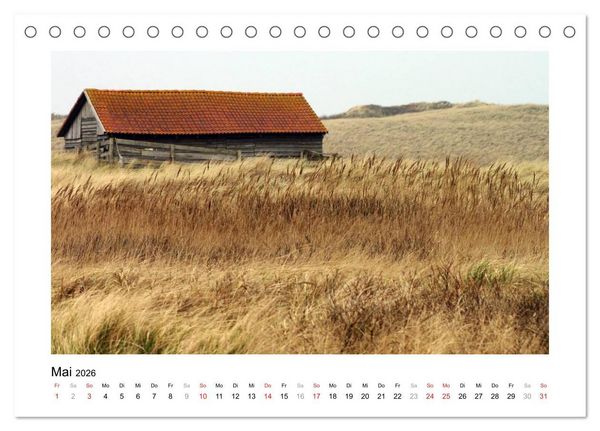 Produktbild: JUIST - Ansichten einer Insel (Tischkalender 2026 DIN A5 quer), CALVENDO Monatskalender