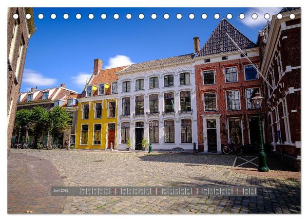 Produktbild: Ein Blick auf Leiden (Tischkalender 2026 DIN A5 quer), CALVENDO Monatskalender