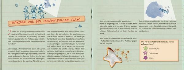 Produktbild: Die geheimnisvolle Villa - Ein Escape-Adventskalender f&uuml;r Kids