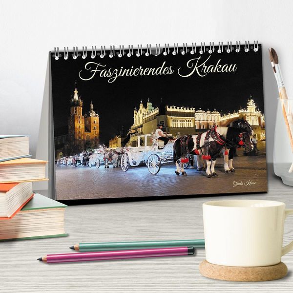 Produktbild: Faszinierendes Krakau (Tischkalender 2026 DIN A5 quer), CALVENDO Monatskalender