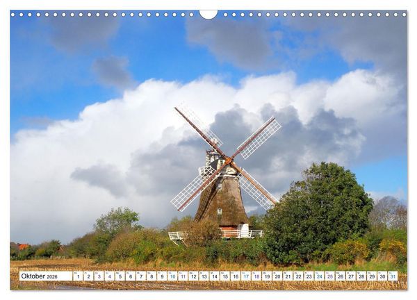 Produktbild: F&ouml;hr - Wasser Landschaft Wind und Meer (Wandkalender 2026 DIN A3 quer), CALVENDO Monatskalender