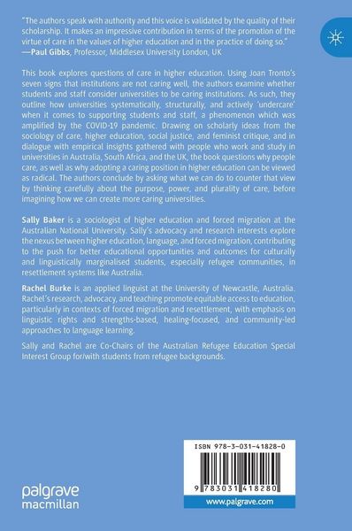 Produktbild: Questioning Care in Higher Education