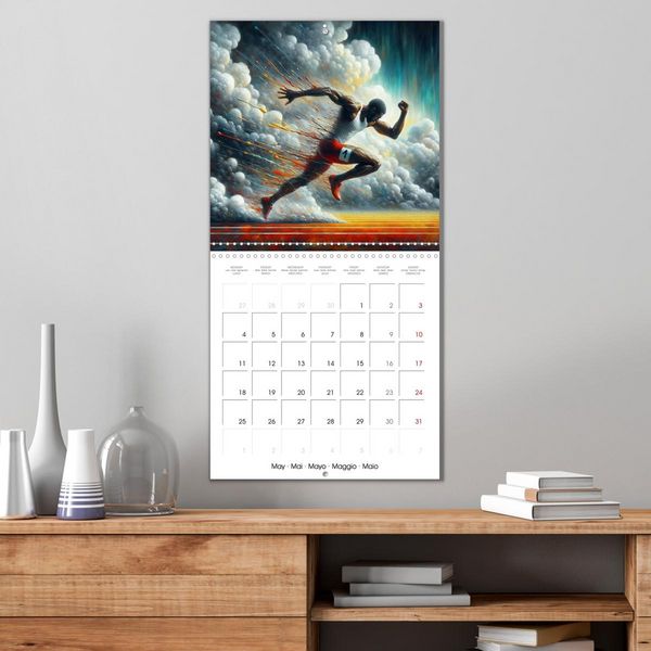 Produktbild: POPULAR USA SPORTS (Wall Calendar 2026 12 &times; 12 Inch) CALVENDO 12 Month Wall Calendar