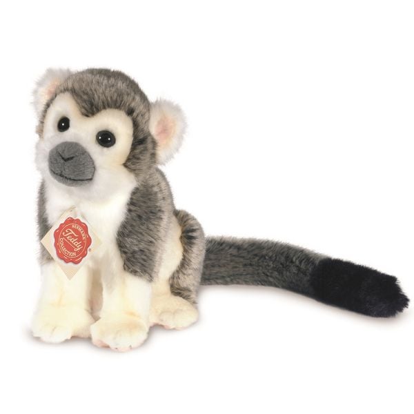 Teddy Hermann 92917 - Äffchen grau, 17 cm, Plüschtier