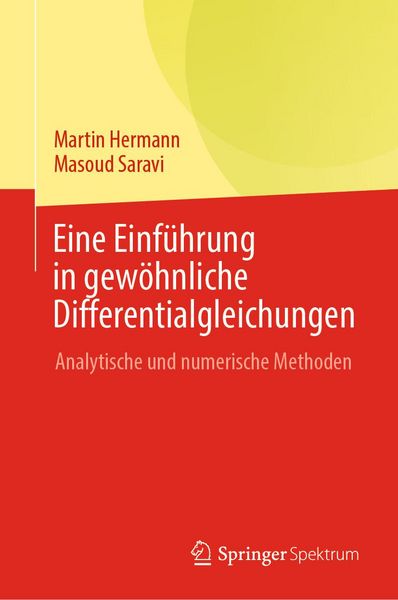 Produktbild: Eine Einf&uuml;hrung in gew&ouml;hnliche Differentialgleichungen
