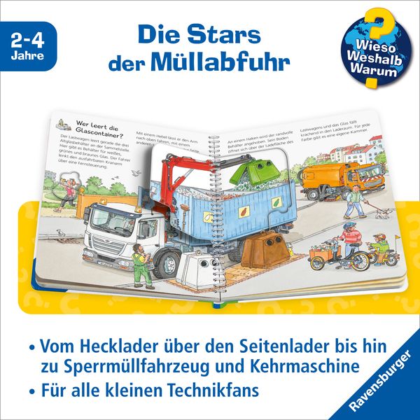 Produktbild: Wieso? Weshalb? Warum? junior, Band 74 - Die M&uuml;llfahrzeuge