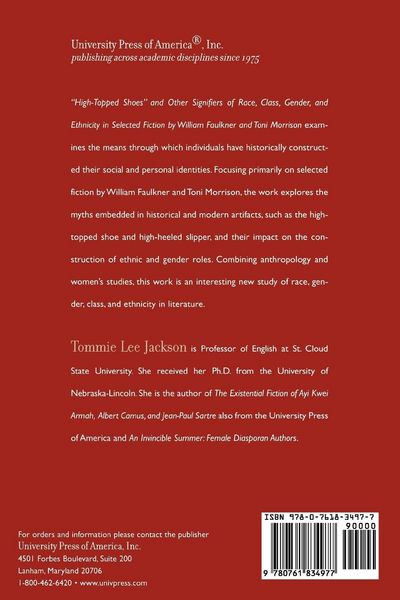 Produktbild: 'High-Topped Shoes' and Other Signifiers of Race, Class, Gender and Ethnicity in Selected Fiction by William Faulkner and Toni Morrison