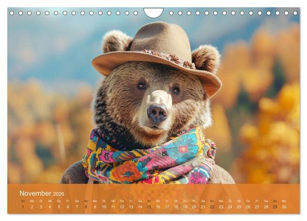 Produktbild: B&auml;rige Noblesse im modischen Portrait. Eleganz und Klasse (Wandkalender 2026 DIN A4 quer), CALVENDO Monatskalender