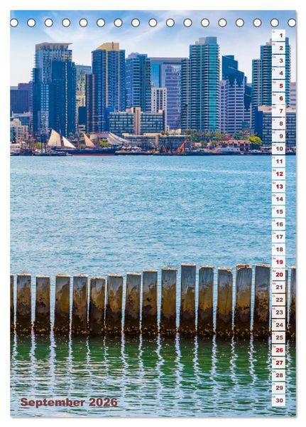 Produktbild: FASZINATION USA Urbanes und Naturhighlights (Tischkalender 2026 DIN A5 hoch), CALVENDO Monatskalender