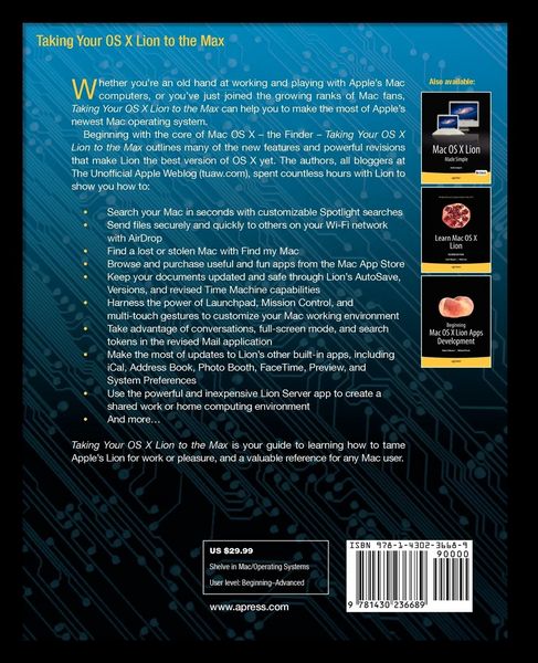 Produktbild: Taking Your OS X Lion to the Max